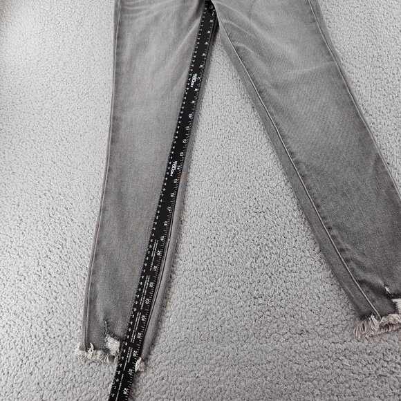 KanCan Jeans Womens 25 Distressed Skinny Frayed Hem Stretch Denim - Picture 9 of 16